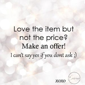 Make an offer ❣️